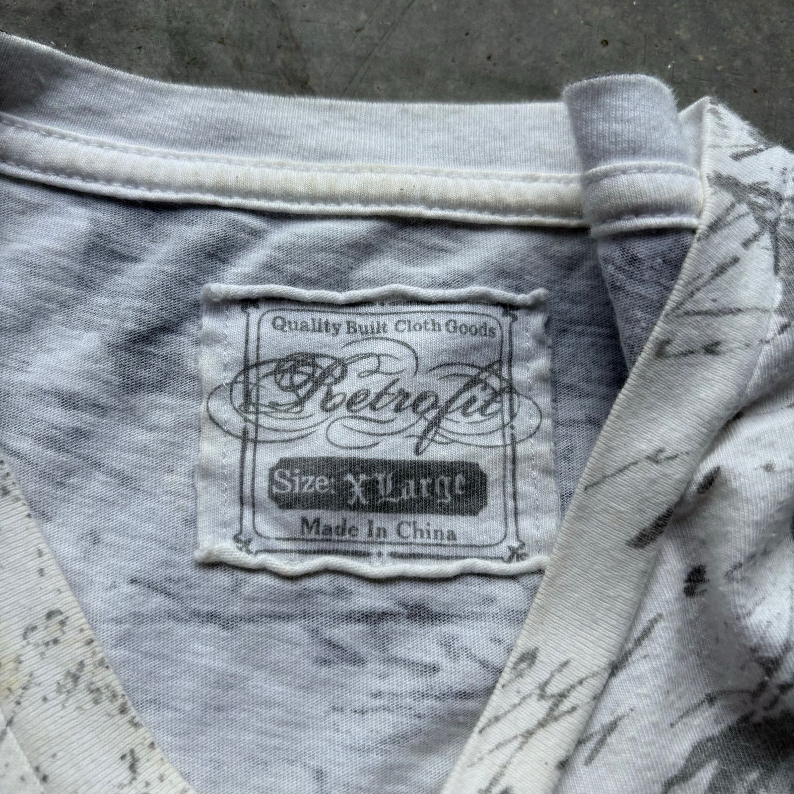 Affliction × Tapout Crazy Vintage Y2K Affliction Style All Over Print T-Shirt Size US XL / EU 56 / 4 - 3 Thumbnail