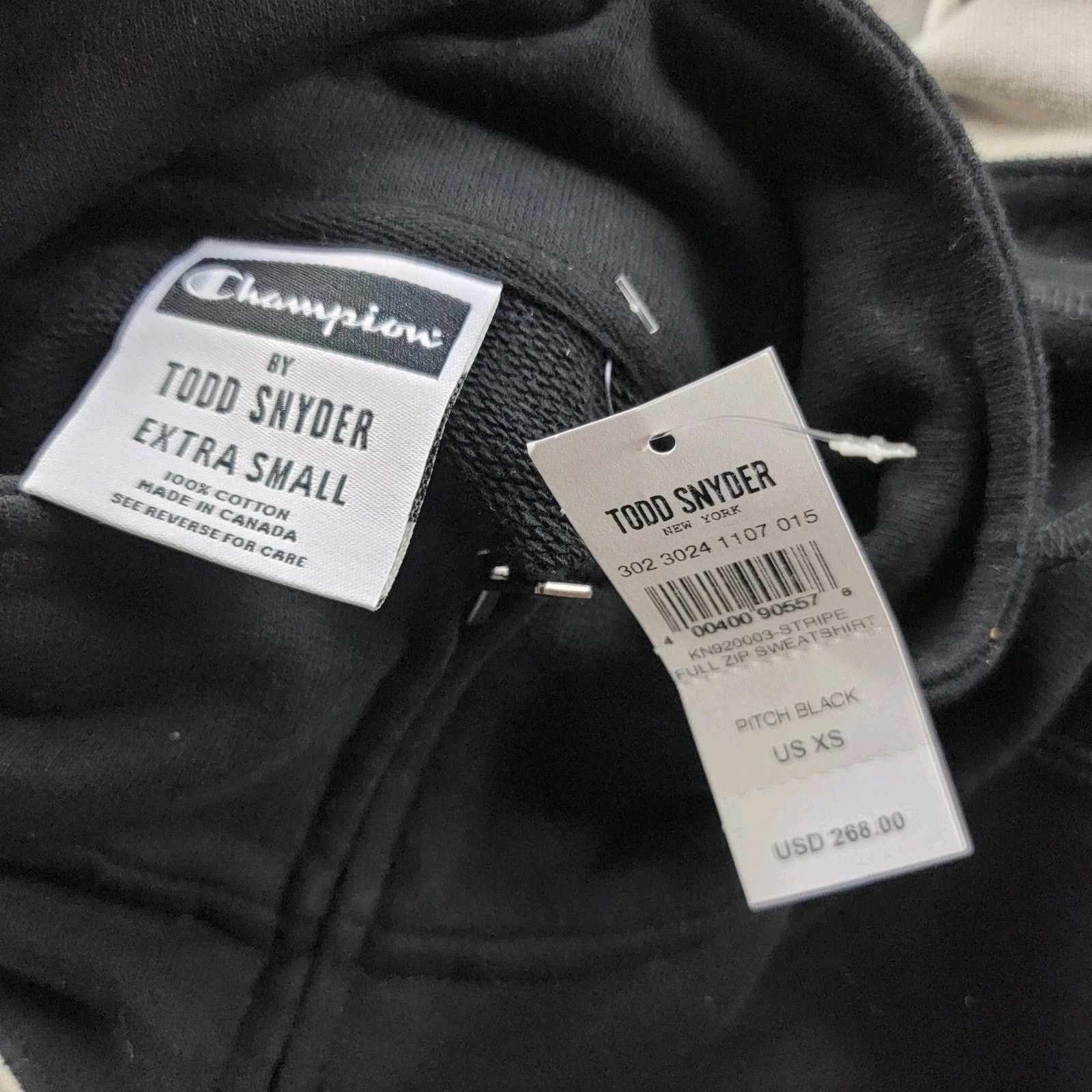 Champion Todd Snyder x Champion Striped Full Zip Sweatshirt Size US XS / EU 42 / 0 - 9 Thumbnail
