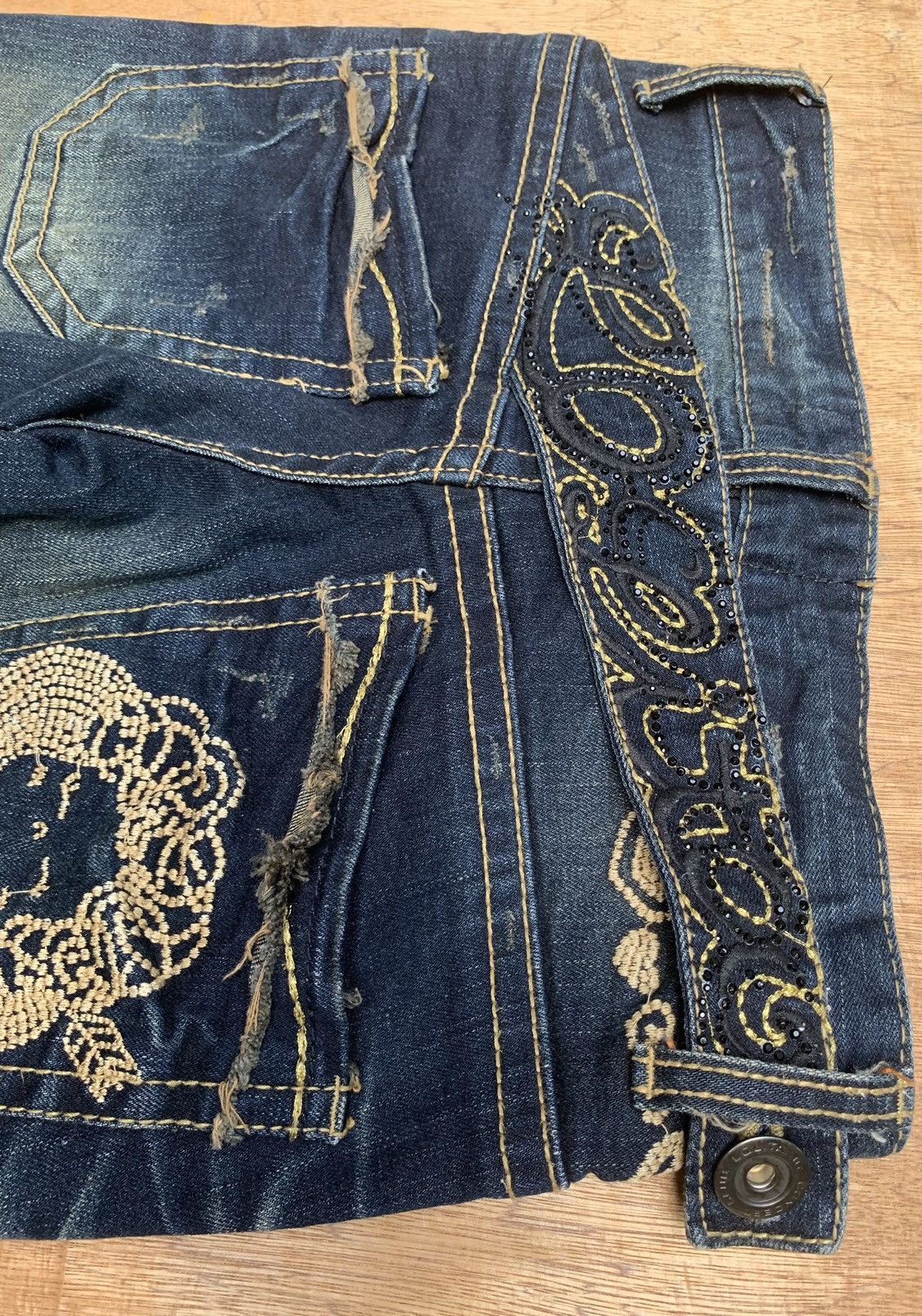 Lolita Jeans Lolita by Concert Club Streching Bootcuts Jeans Size 28" / US 6 / IT 42 - 17 Thumbnail