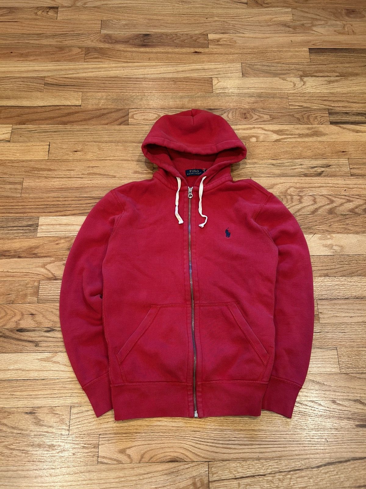 Polo Ralph Lauren Red Polo Ralph Lauren zip up hoodie small Size US S / EU 44-46 / 1 - 1 Thumbnail
