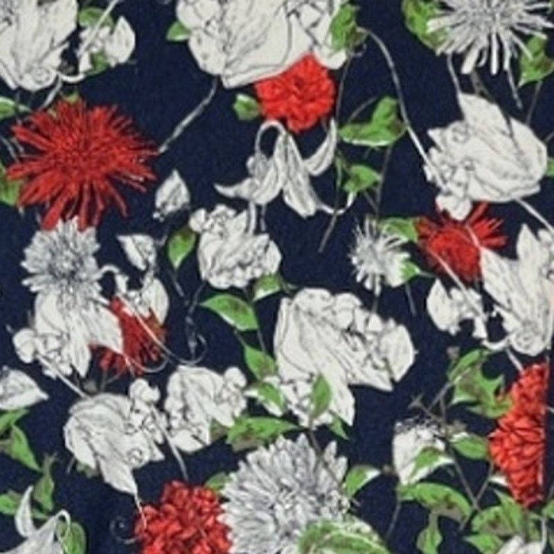 NBDN Nobrandedon TRF Gray/Green Floral Top | Size 28 Size XL / US 12-14 / IT 48-50 - 5 Thumbnail