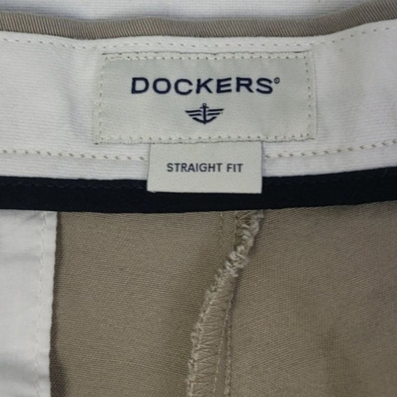 Dockers Dockers Mens 38 X 34 Cotton Blend Straight Pants w Pockets Size US 38 / EU 54 - 4 Thumbnail