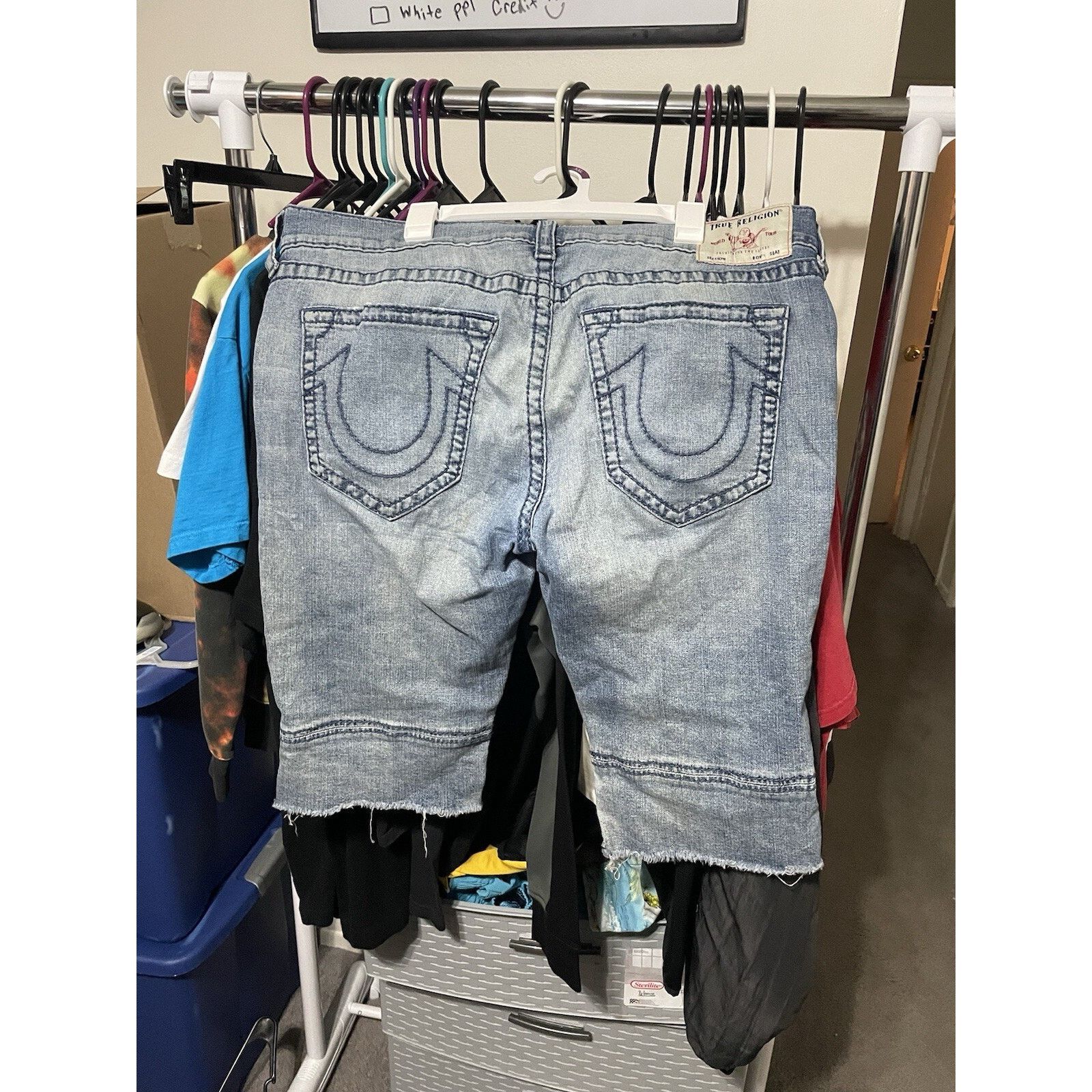 True Religion Size 40- True Religion Ricky Jean shorts Blue Denim Mens Size US 40 / EU 56 - 2 Thumbnail