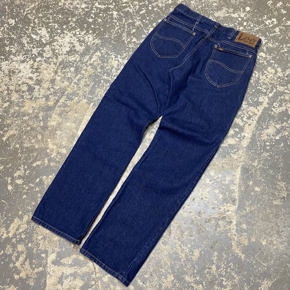 Lee × Vintage Vintage Lee Riders Dark Wash Denim Jeans USA 90s Size US 29 - 2 Thumbnail