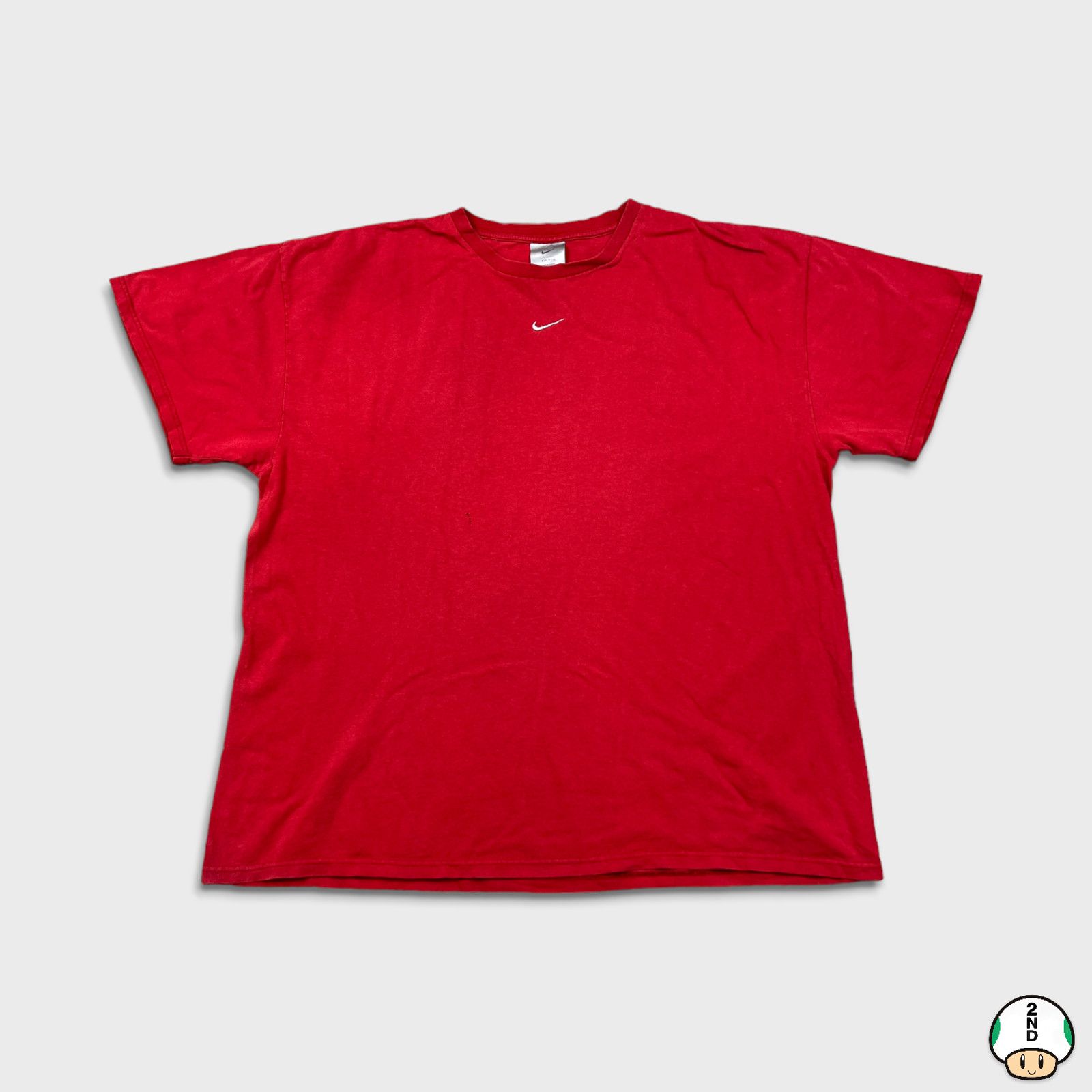 Nike × Vintage Nike Sportswear Shirt Center Swoosh Thrash Short Sleeve Tee Size US XXL / EU 58 / 5 - 1 Thumbnail