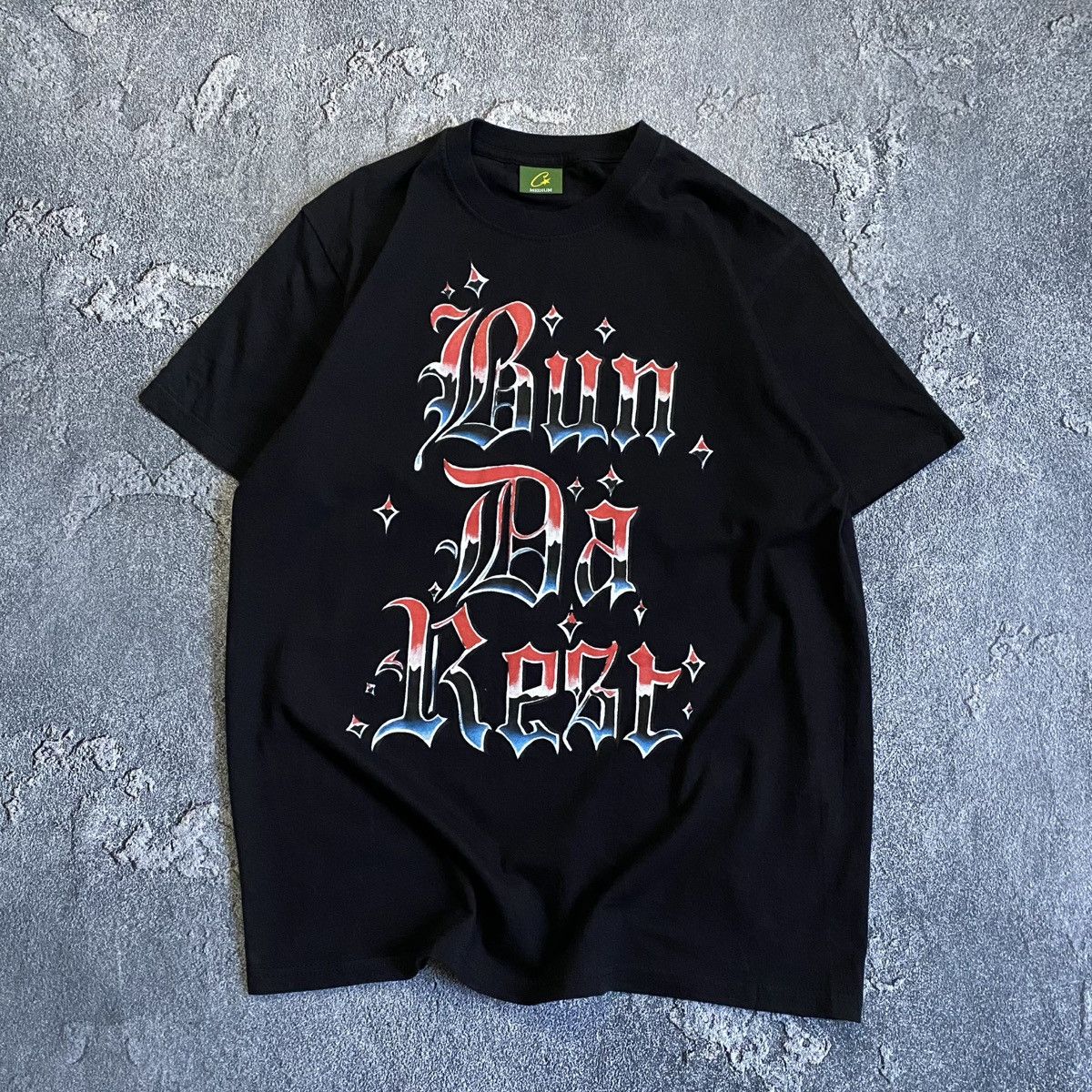 Corteiz CORTEIZ OG ALCATRAZ TEE BLACK/YELLOW | Grailed