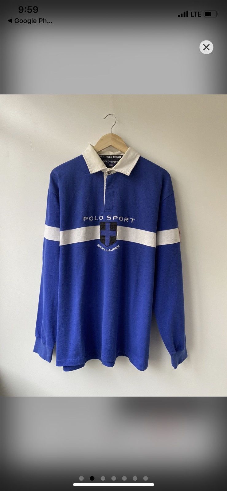 Polo Ralph Lauren × RRL Ralph Lauren × Rugby Ralph Lauren 🏉 Vintage 90s Polo Sport Ralph Lauren Rugby rare retro Y2K Size US L / EU 52-54 / 3 - 3 Thumbnail