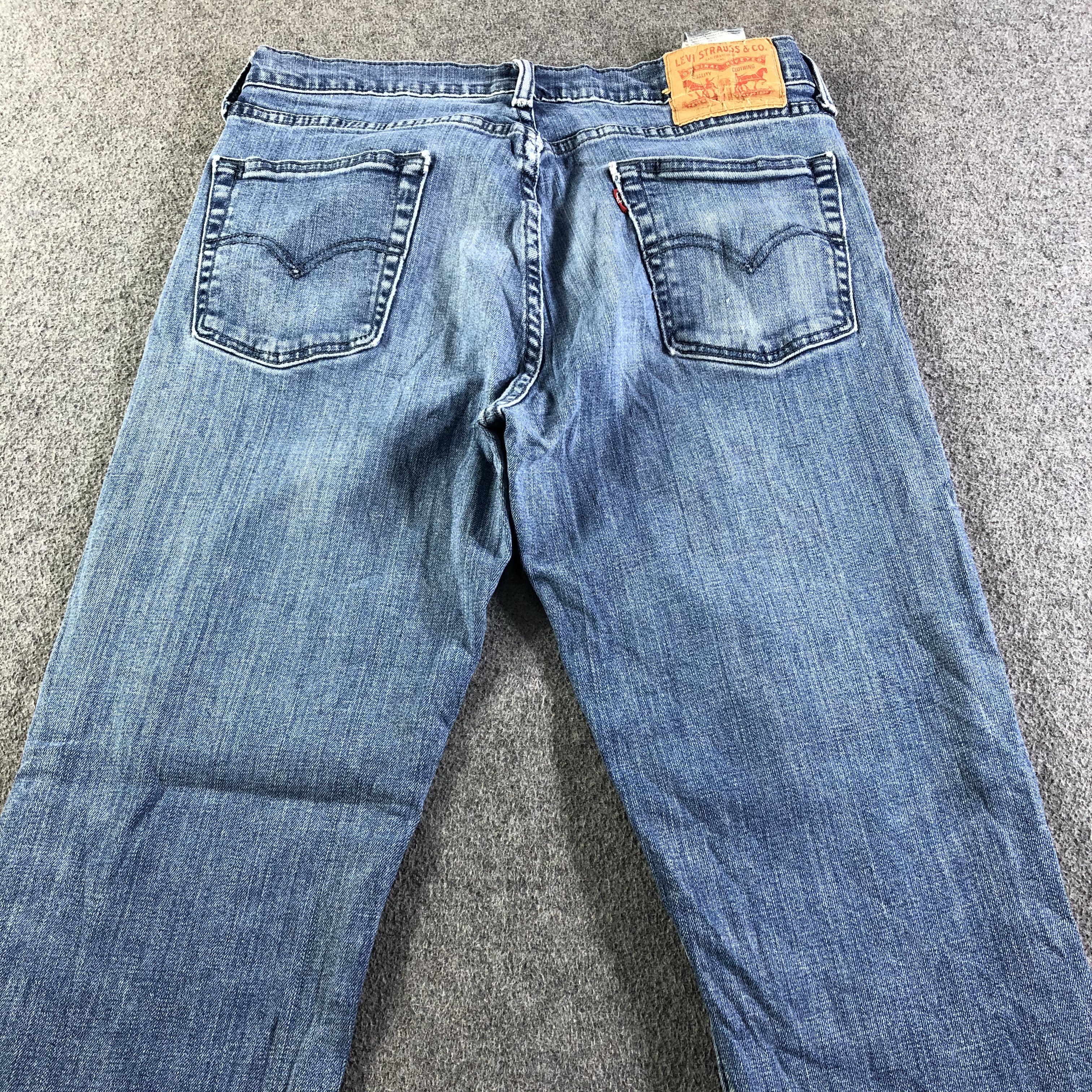 Levi's Vintage Blue Wash Levis 514 Jeans-J4409 Size US 32 / EU 48 - 4 Thumbnail