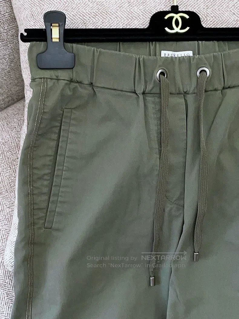 Brunello Cucinelli Brunello Cucinelli Military Green Casual Pants Size 24" / US 00 / IT 34 - 3 Thumbnail
