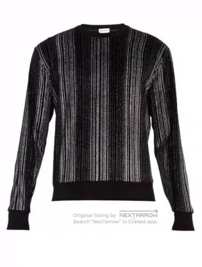 Saint Laurent Paris Saint Laurent Paris Men's Glitter Hoodie i Size US S / EU 44-46 / 1 - 4 Thumbnail