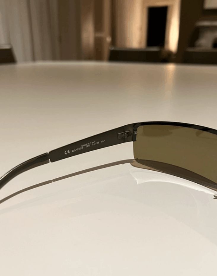 Gucci Gucci Sunglasses Mask Logo Shield GG Sport Vintage Size ONE SIZE - 4 Thumbnail