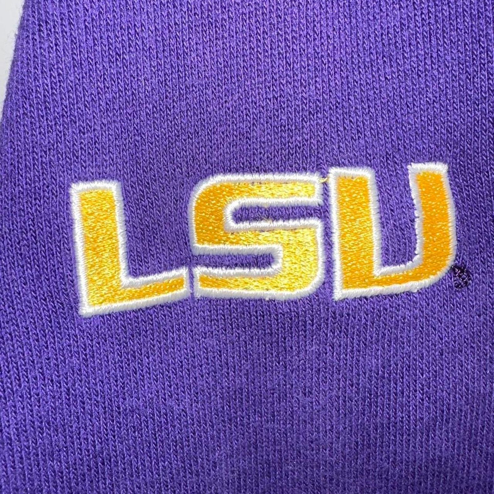 Polo Ralph Lauren Vintage Polo Ralph Lauren Full Zip Hoodie LSU size M Size US M / EU 48-50 / 2 - 5 Thumbnail
