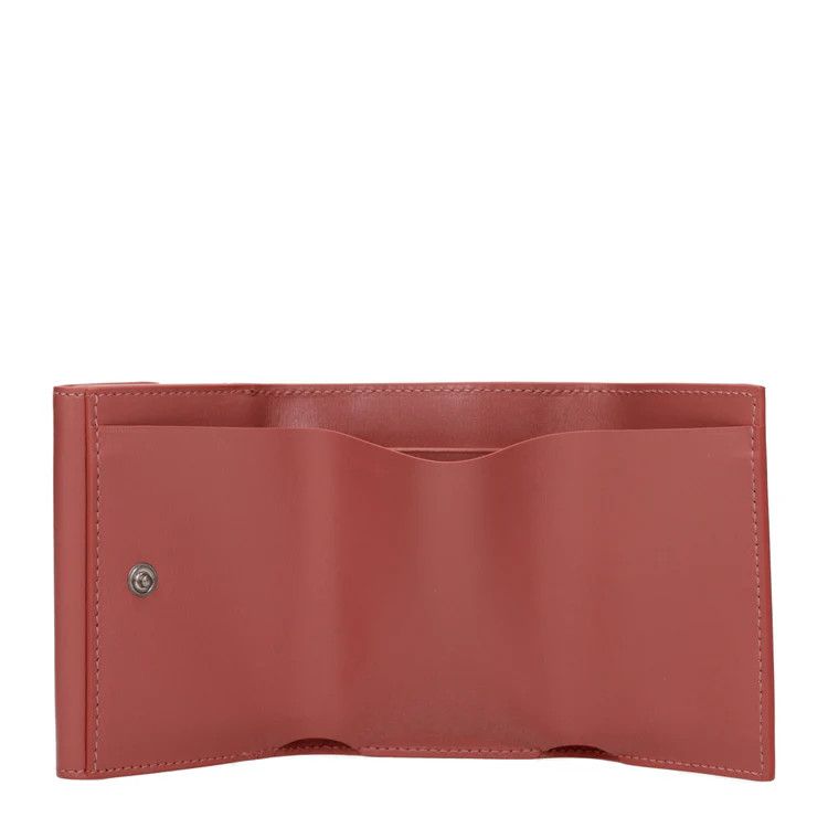 Jil Sander ob1o1e1124 Size: OS / Leather Wallet in Red Size ONE SIZE - 2 Thumbnail