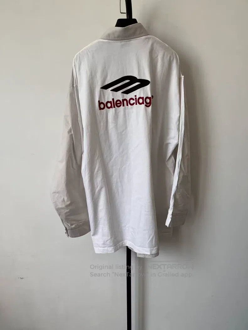 Balenciaga Balenciaga Printed Loose Fit Long Sleeve Single Breasted M Size US M / EU 48-50 / 2 - 1 Thumbnail