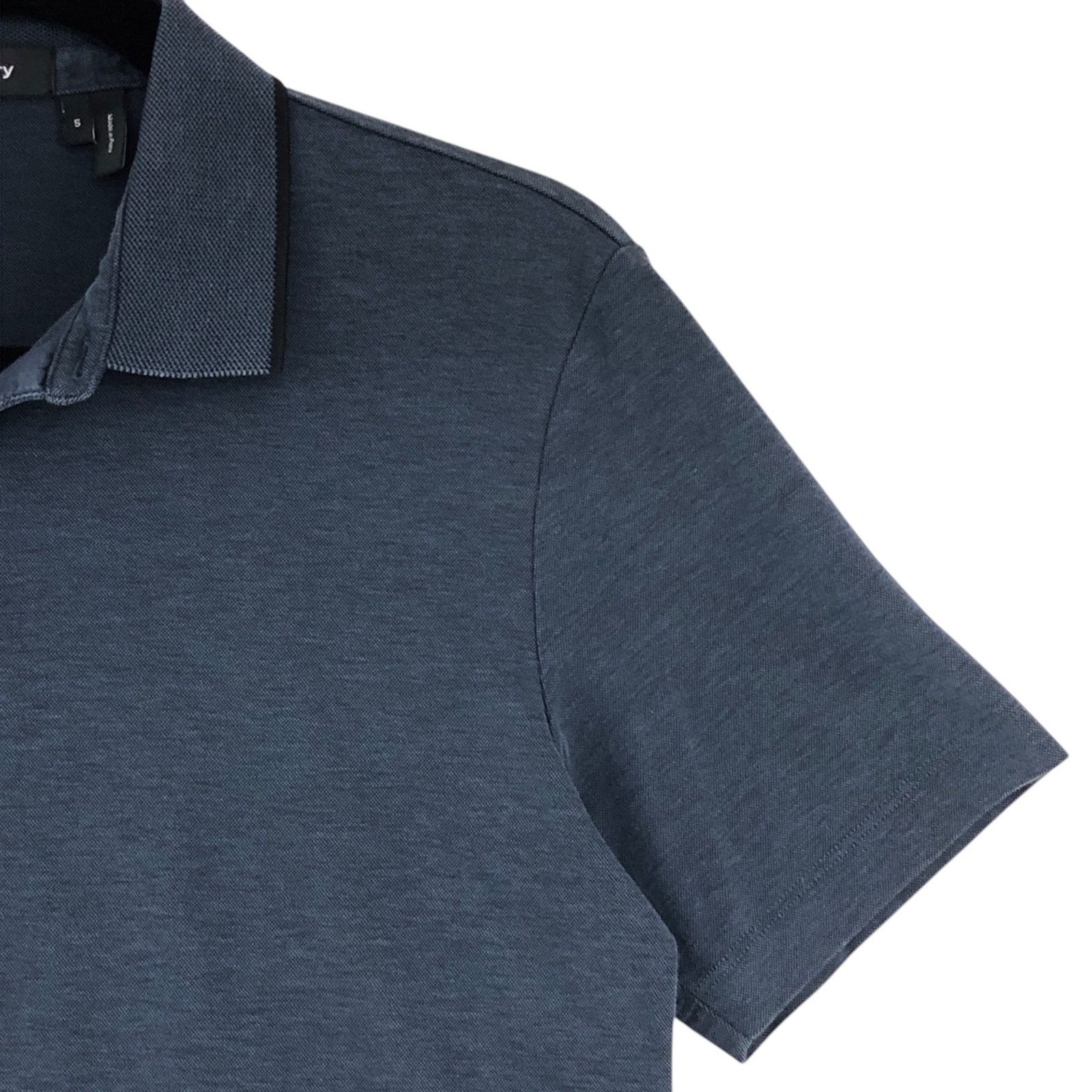 Theory Theory Mens Size S Polo Shirt Pique Short Sleeve Pima Cotton Size US S / EU 44-46 / 1 - 7 Thumbnail