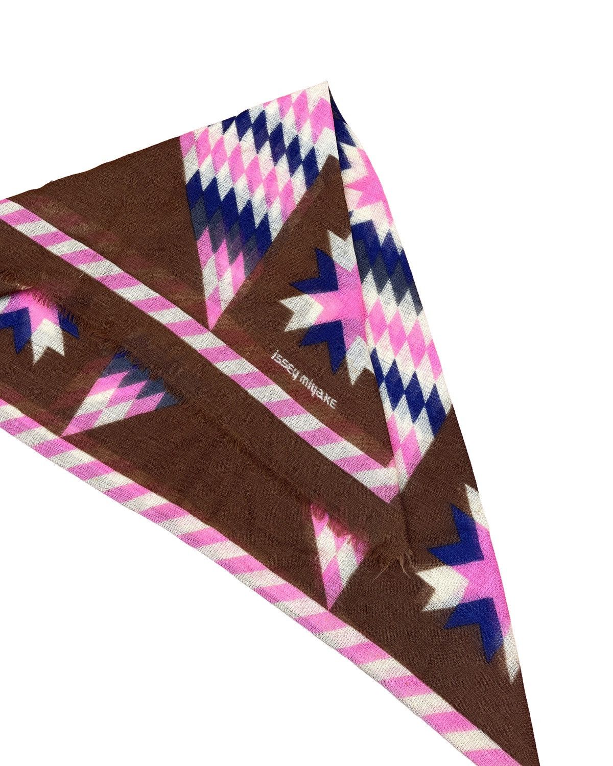 Issey Miyake Issey Miyake Geometric Fringe Scarf Size ONE SIZE - 5 Thumbnail