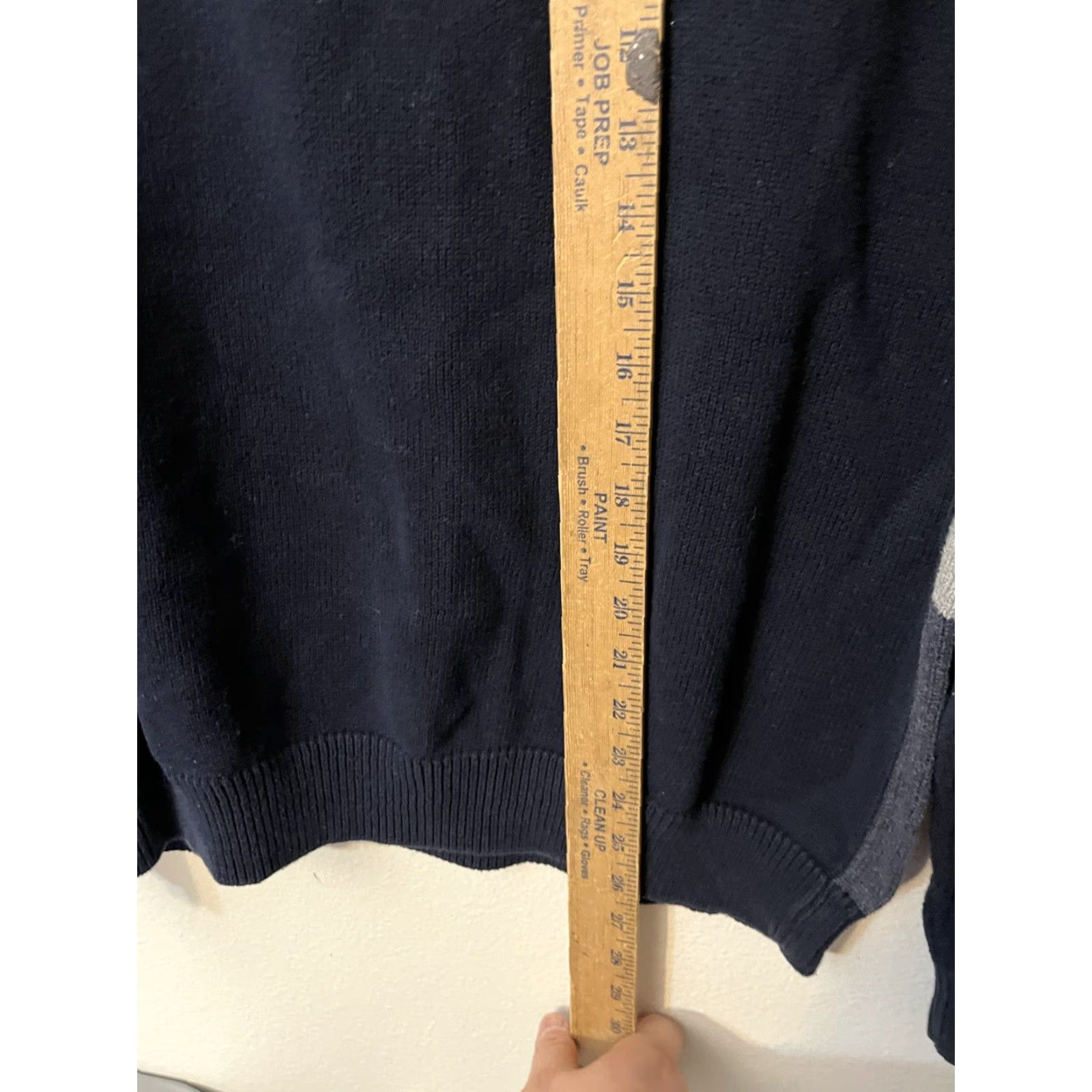 Haggar Haggar Sweater Cable-Knit Crewneck Pullover Men M Blue Cotton Knit Long Sleeve Regular Size Size US M / EU 48-50 / 2 - 4 Thumbnail