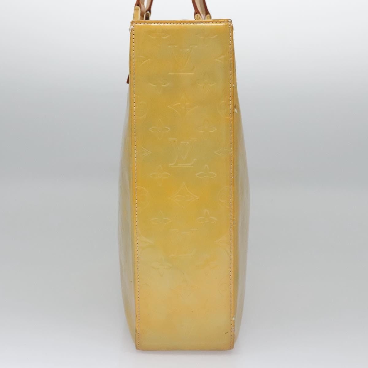 Louis Vuitton LOUIS VUITTON Monogram Vernis Columbus Tote Bag Gris M91028 Size ONE SIZE - 4 Thumbnail