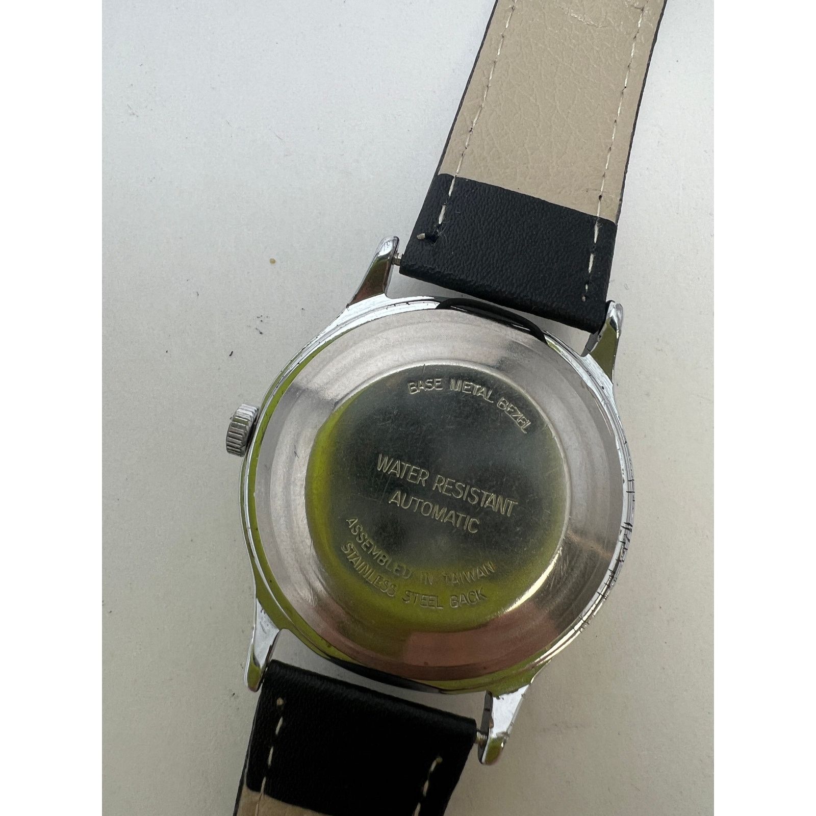 Timex 70's era Timex Mens Viscount White Dial, Black Strap, Size ONE SIZE - 5 Thumbnail