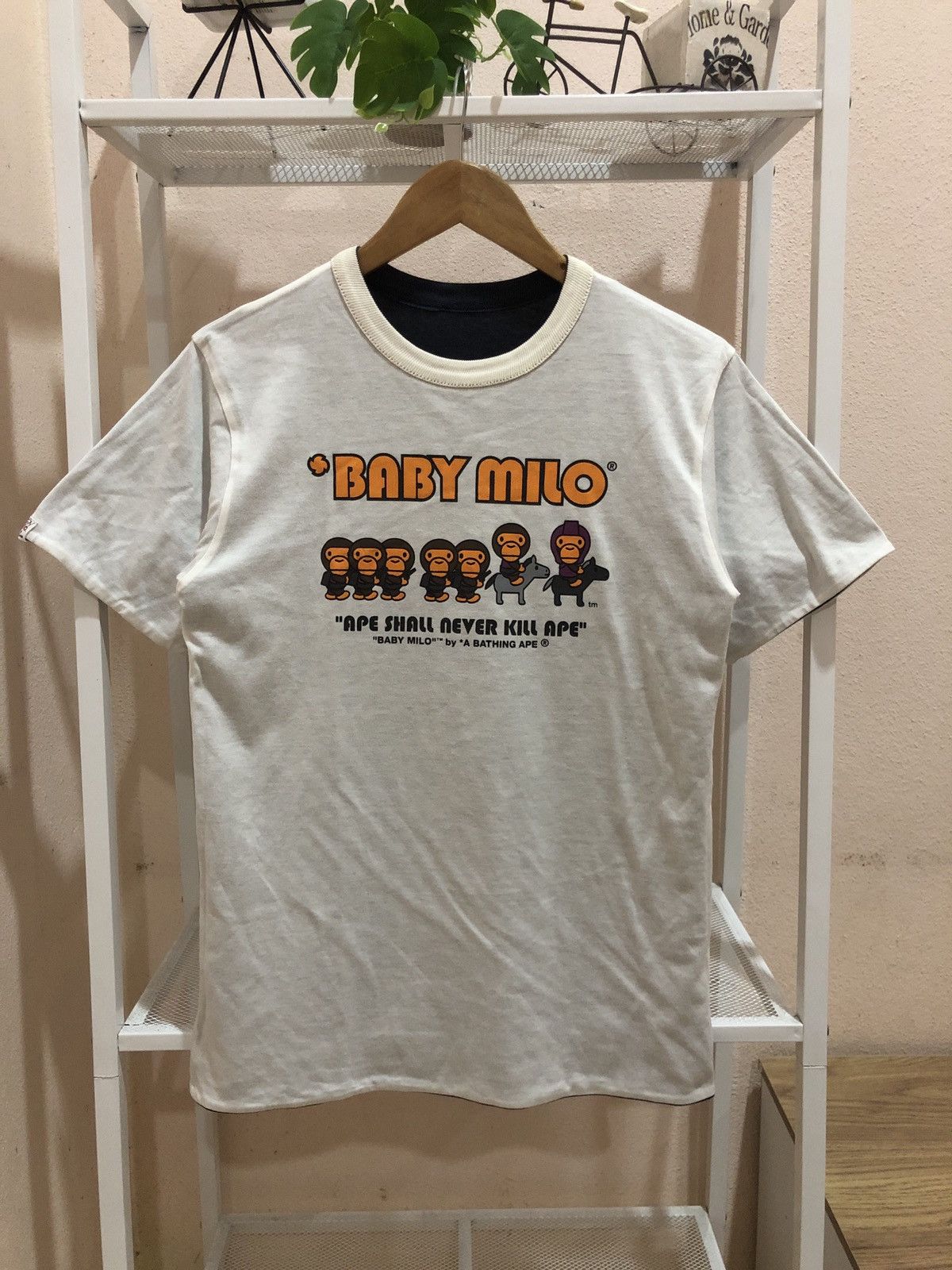Bape OG 2005 Baby Milo Army Reversible Tshirts Size US S / EU 44-46 / 1 - 2 Thumbnail