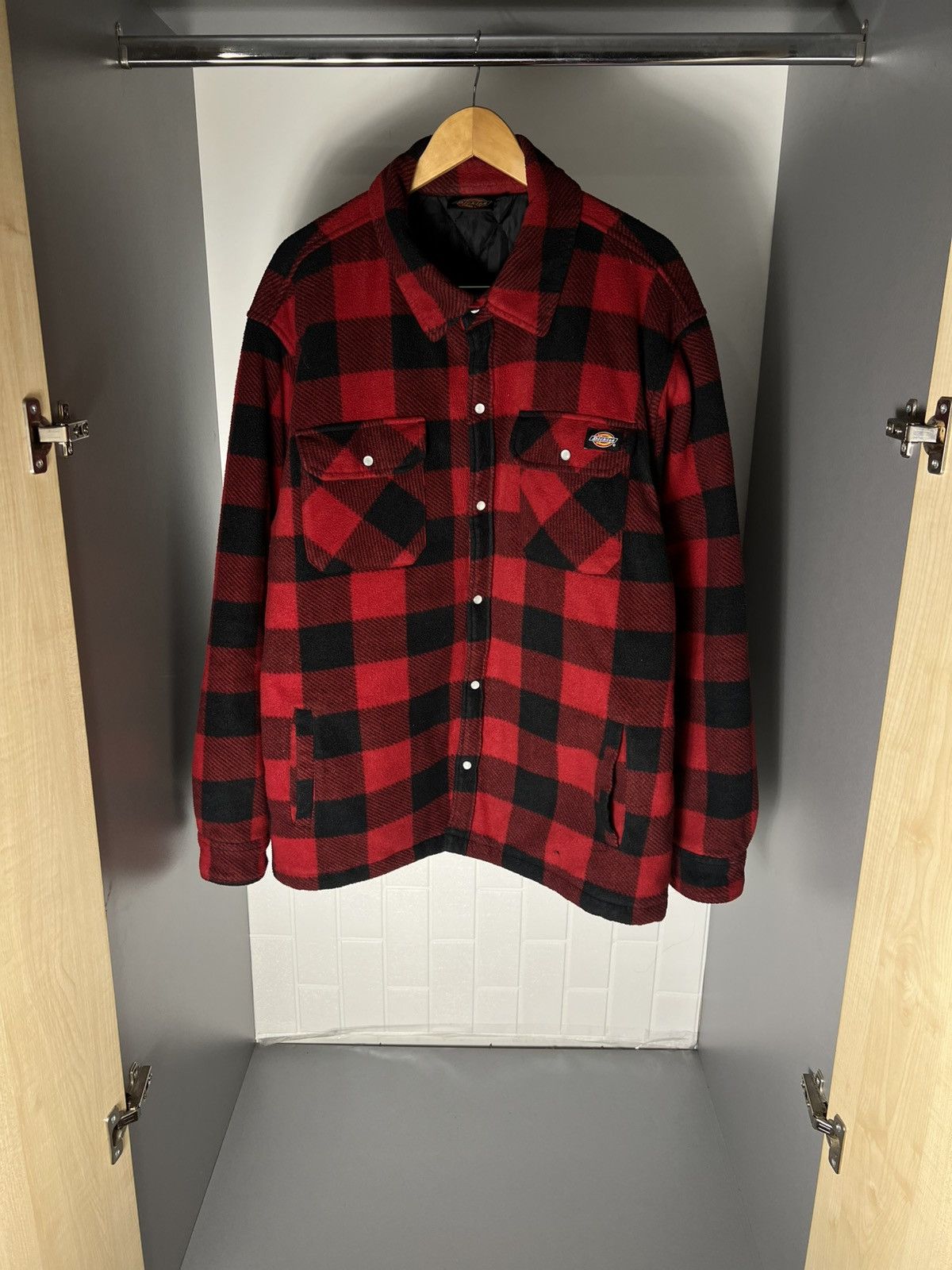 Dickies VINTAGE DICKIES FLANNEL SHERPA JACKET CASUAL DESIGNER 90s Size US XXL / EU 58 / 5 - 3 Thumbnail