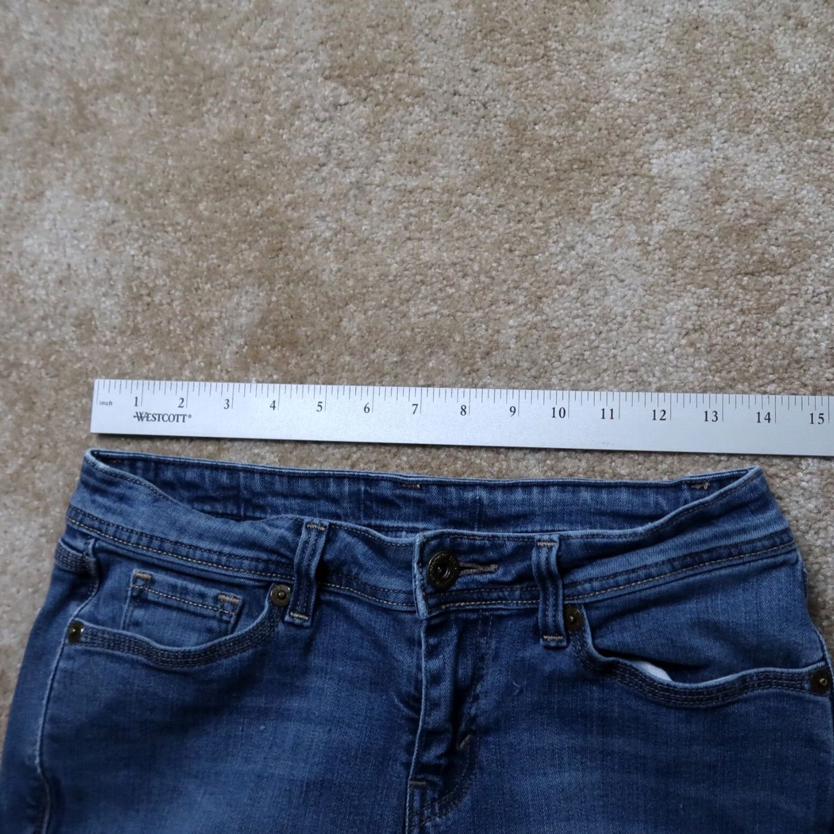 Levi's Levi's 515 Bootcut Jeans Women's 6 Blue Denim Stretch Mid Rise 30in Inseam 5-Pocket Classic Fit Size 28" / US 6 / IT 42 - 7 Thumbnail