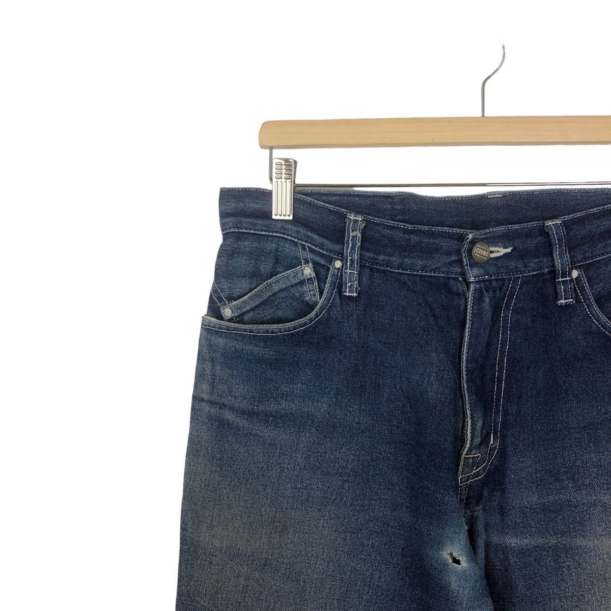 Japanese Brand VINTAGE DISTRESSED DENIM SELVEDGES CHUMS JAPAN Size US 30 / EU 46 - 5 Thumbnail