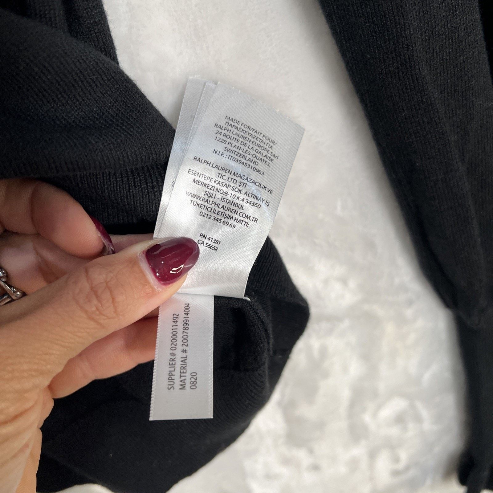 Lauren Ralph Lauren Black Label Ralph Lauren Women's Black Top Silver Buttons Size XL / US 12-14 / IT 48-50 - 10 Thumbnail