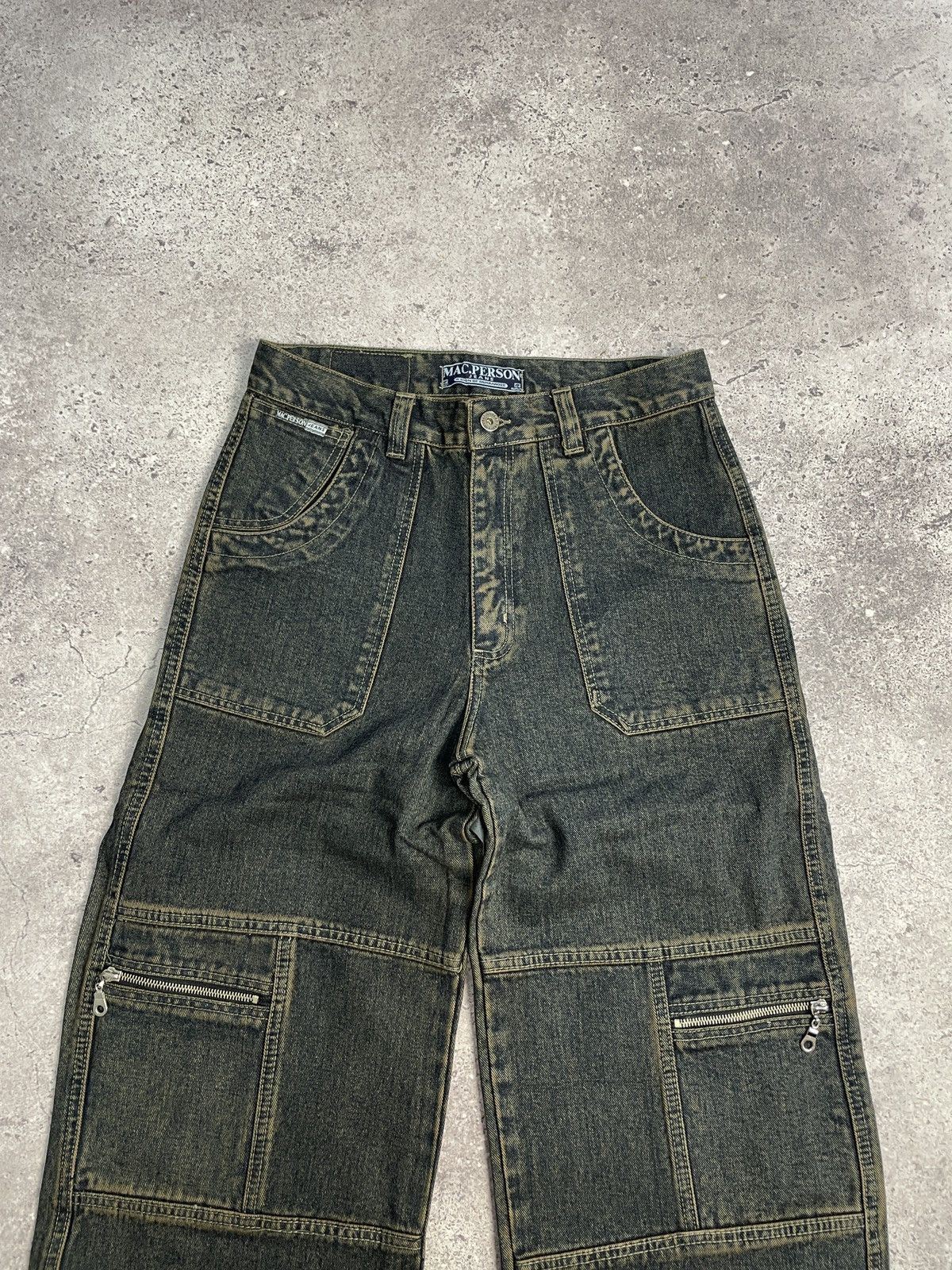 Vintage Vintage Bandage Balenciaga Style 00s Cargo Jeans Pants Size US 31 - 5 Thumbnail