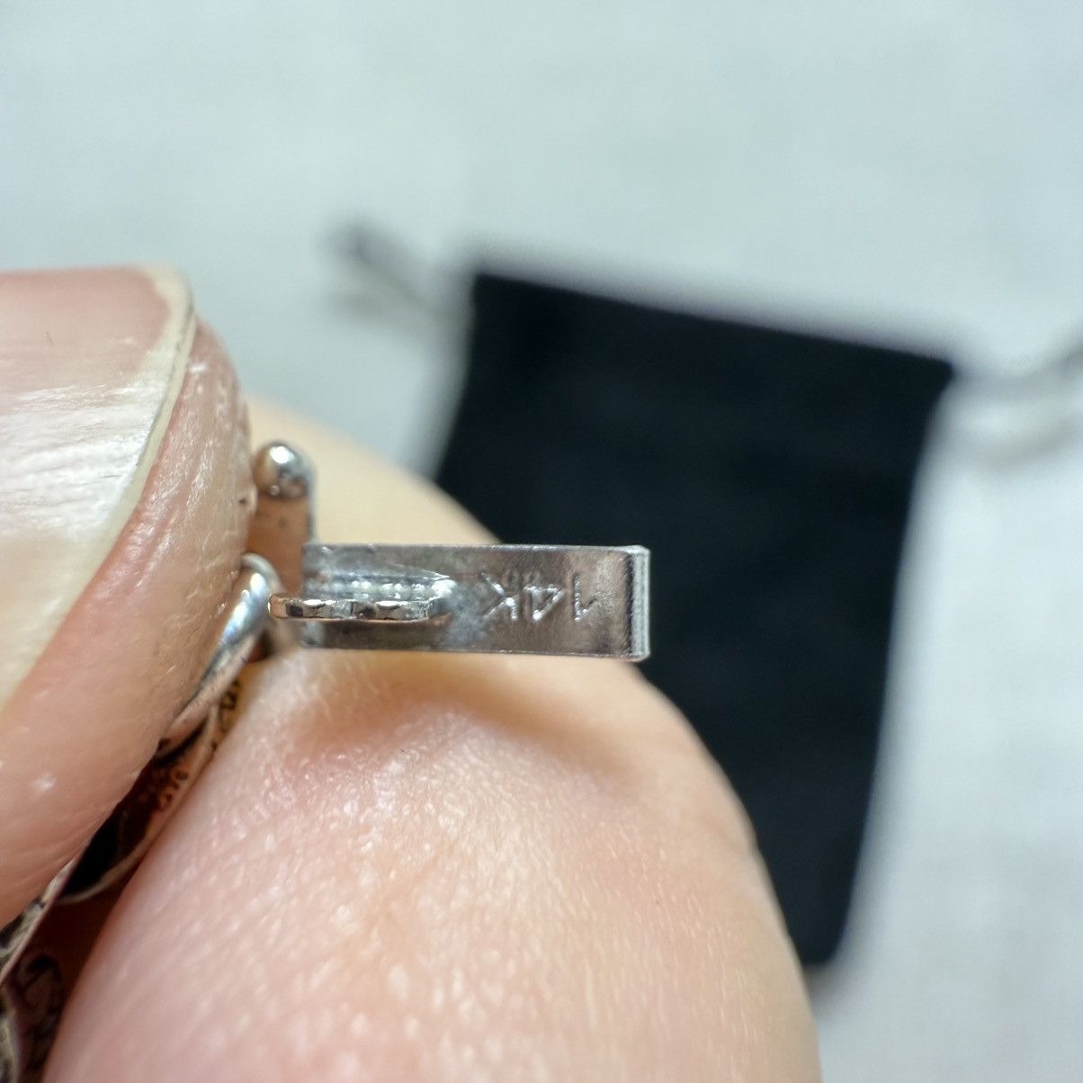 Chrome Hearts Chrome Hearts Tiny E Sliver Bracelet 11 links Size ONE SIZE - 4 Thumbnail