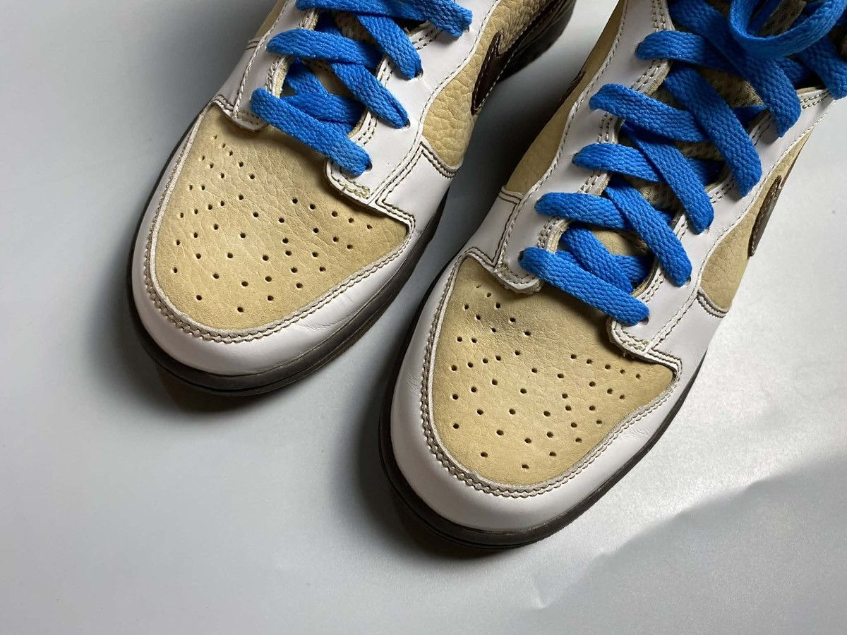 Nike SB nike Dunk high “Vegas Gold/Bison white” sneaker Size US 8 / EU 41 - 3 Thumbnail