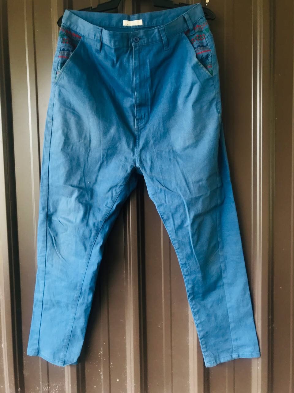 Issey Miyake × Japanese Brand × Ne-Net Ne-net Issey Miyake Drop Crotch Casual Pants Size US 31 - 1 Thumbnail