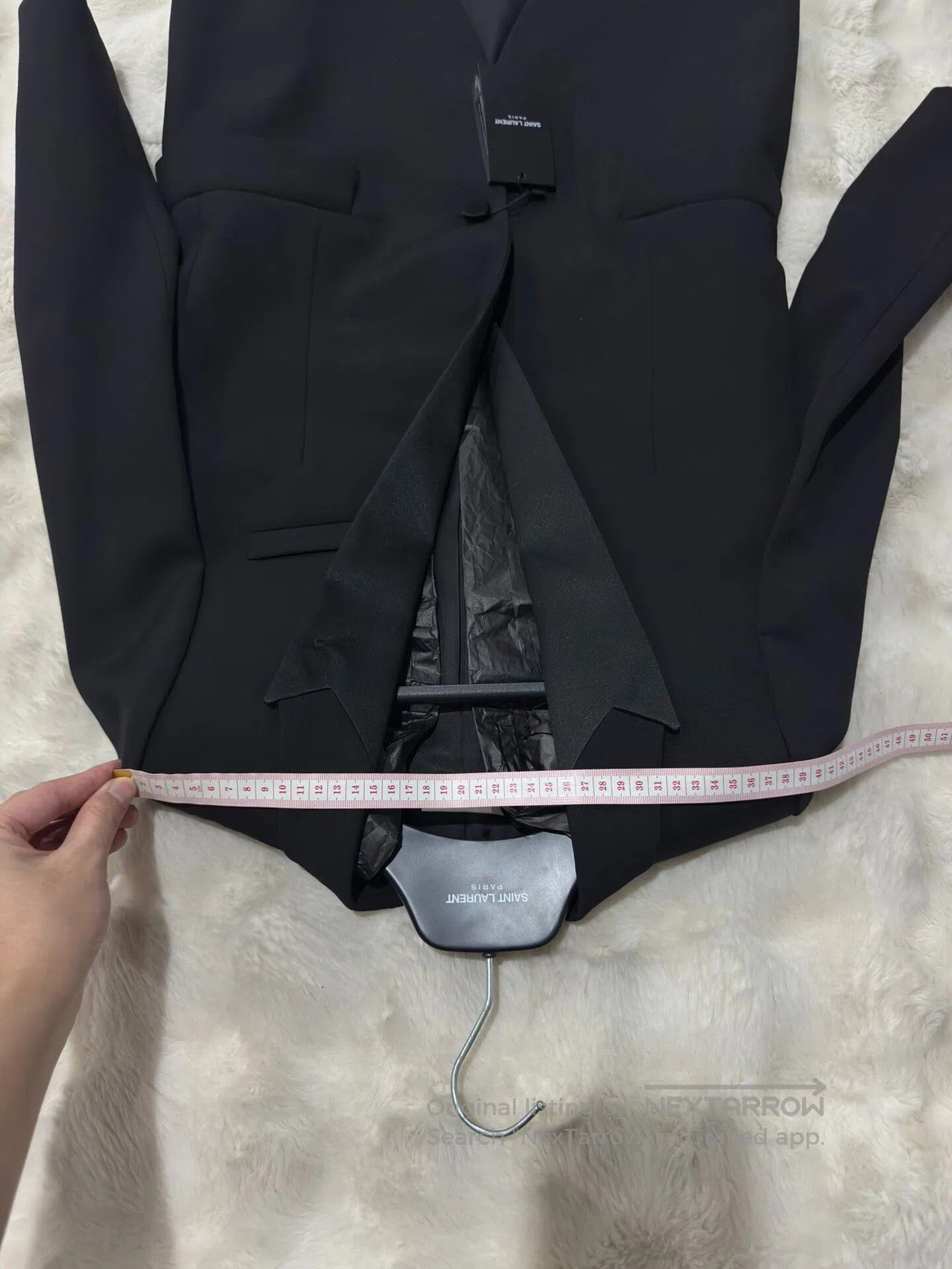 Saint Laurent Paris Saint Laurent Paris Ladies Smoking Suit| Size XS / US 0-2 / IT 36-38 - 7 Thumbnail