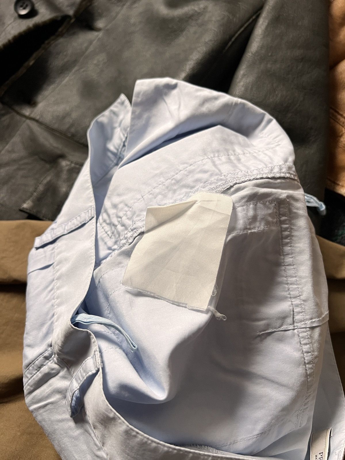 Prada Vintage Prada Light Blue Shorts IT40 Size 27" / US 4 / IT 40 - 7 Thumbnail