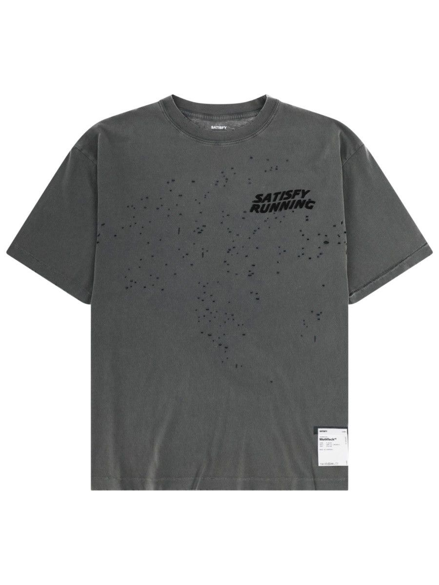 Satisfy SATISFY T-SHIRT CON LOGO - GREY Size US M / EU 48-50 / 2 - 1 Thumbnail