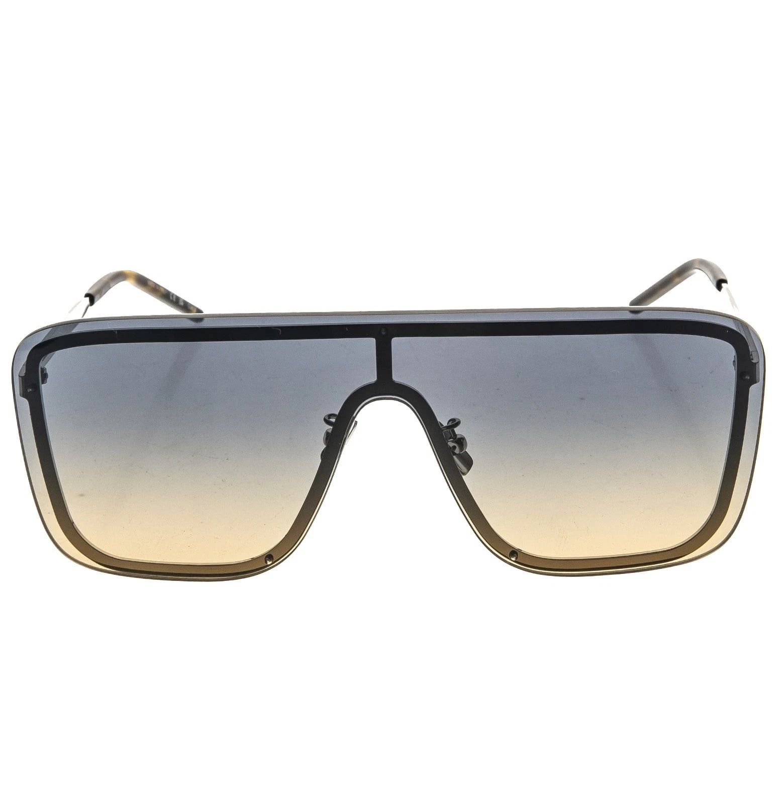 Yves Saint Laurent SAINT LAURENT 364 MASK YSL SL364 009 Blue Unisex Sunglasses Size ONE SIZE - 5 Thumbnail