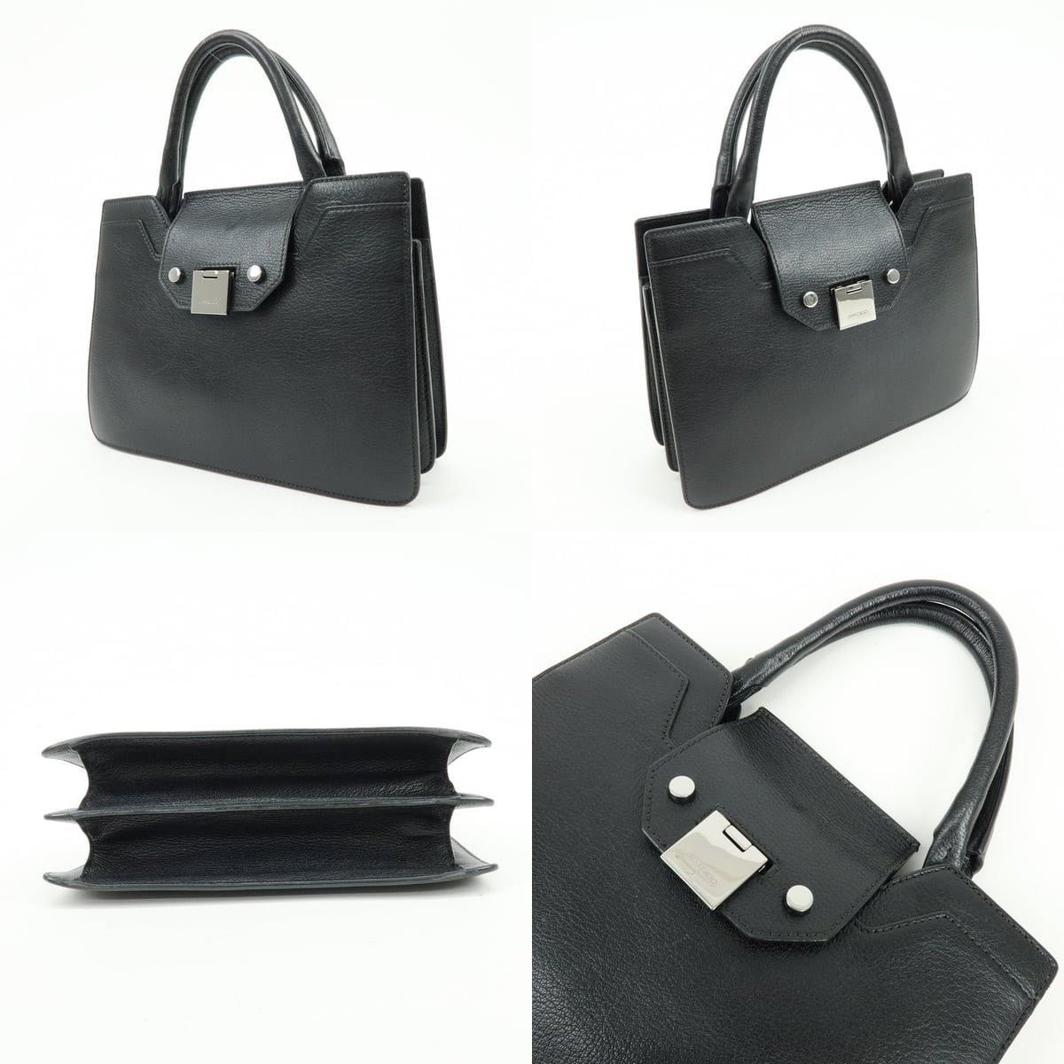 Jimmy Choo Jimmy Choo Rebel Calfskin Top Handle Bag Black Size ONE SIZE - 3 Thumbnail