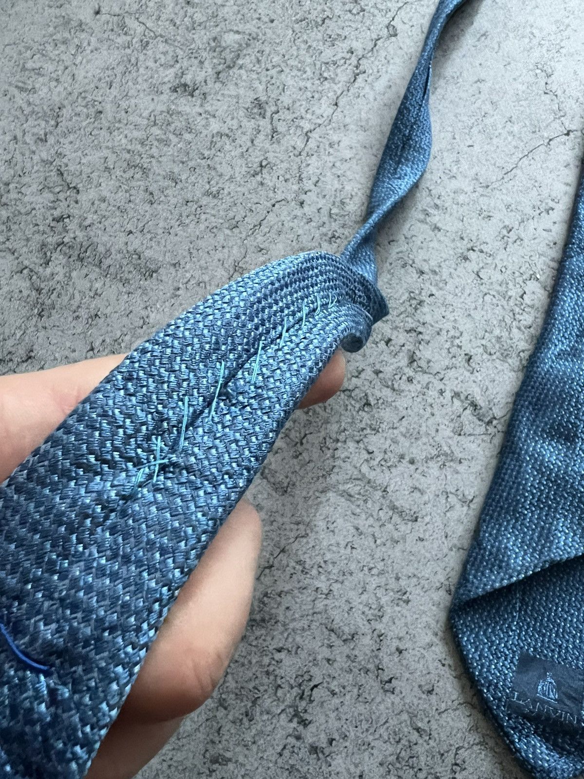 Lanvin Lanvin Silk Tie luxury Vintage Size ONE SIZE - 11 Thumbnail