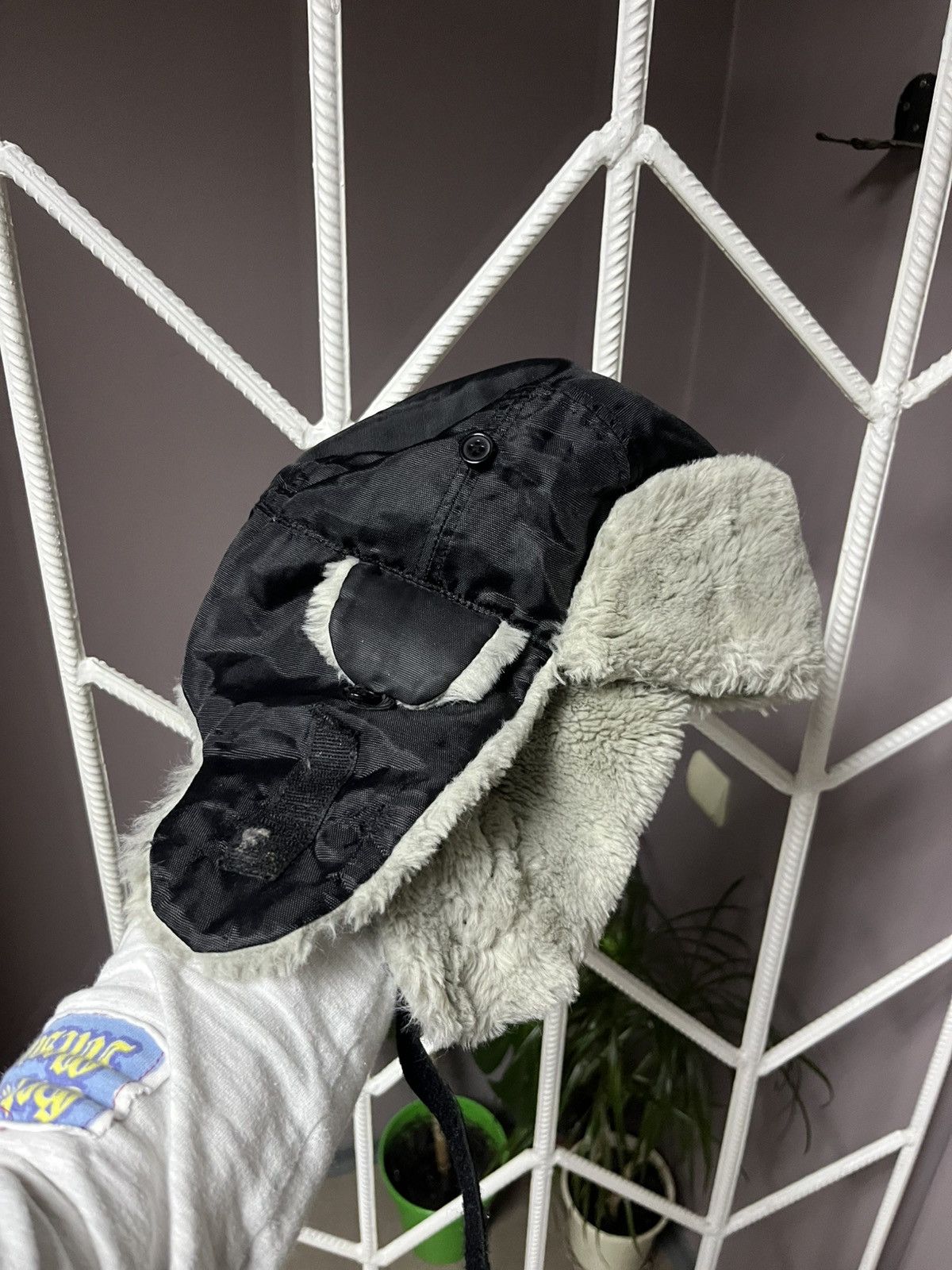 Japanese Brand Ushanka Trapper Hat Furry Mohair Fuzzy Fur Hat Y2K 90s rare Size ONE SIZE - 1 Thumbnail