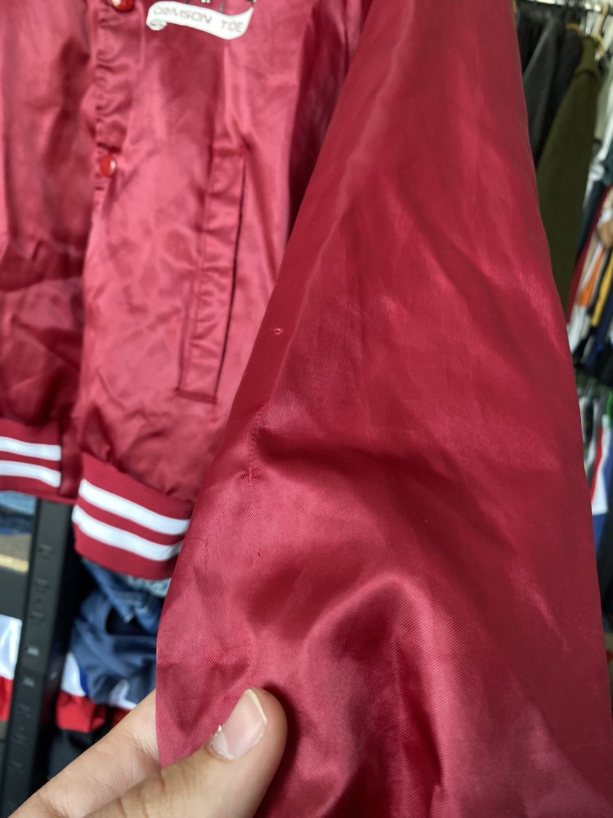 Vintage VNTG 90s USA Locker Line Red Jacket Crimson Tide Alabama Size US S / EU 44-46 / 1 - 22 Thumbnail