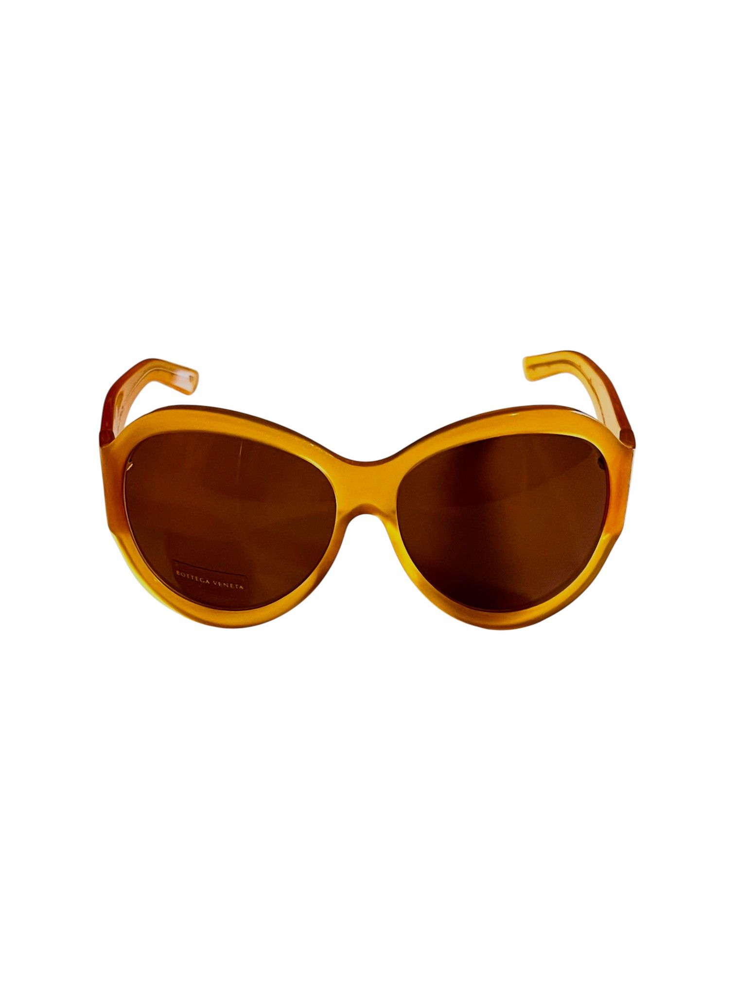 Bottega Veneta Miu Miu SMU 06G Translucent Amber Oversized Sunglasses Size ONE SIZE - 4 Thumbnail