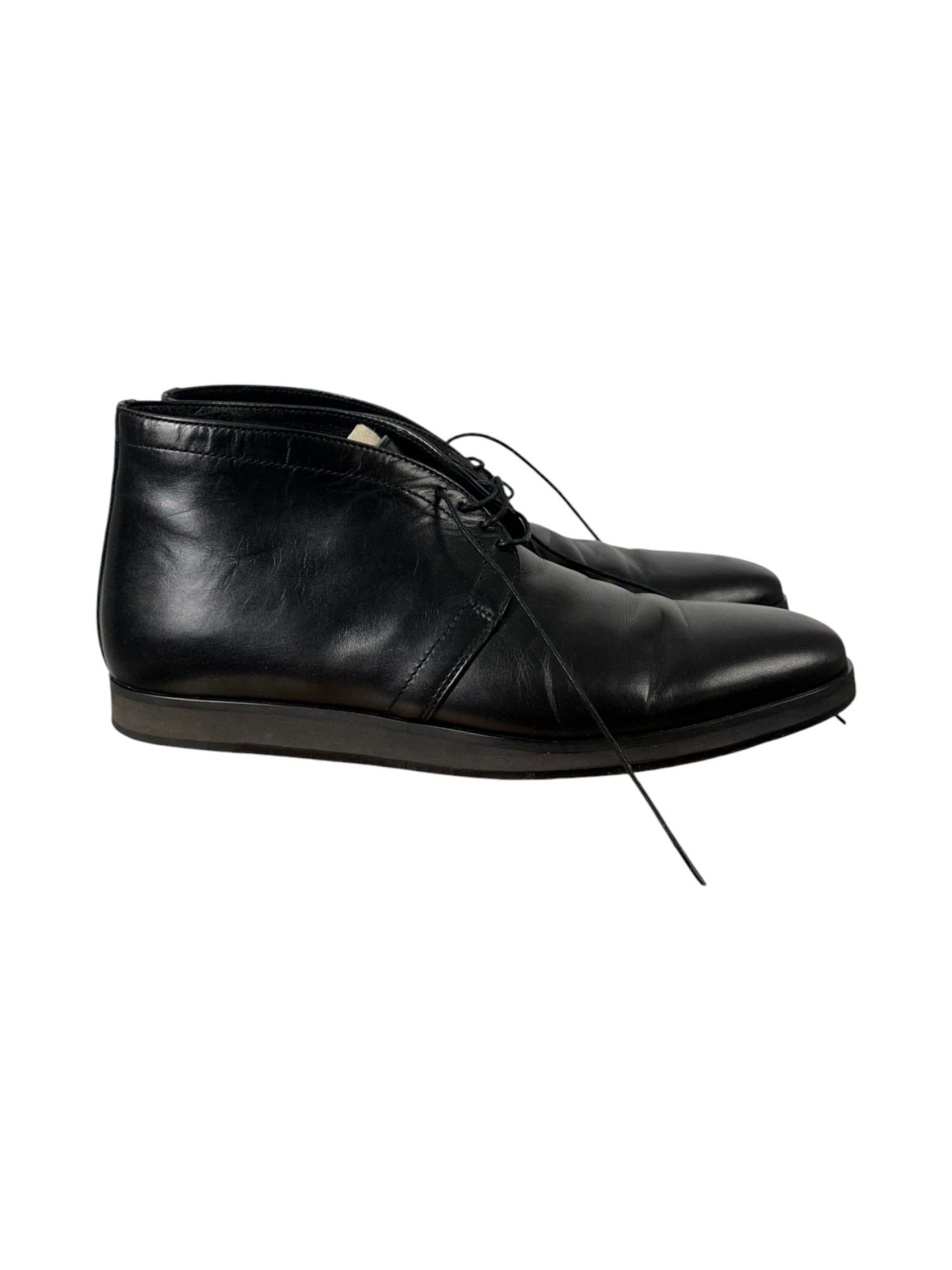 Dirk Bikkembergs 2000's Black Leather Lace Up Boots Size US 8 / EU 41 - 2 Thumbnail