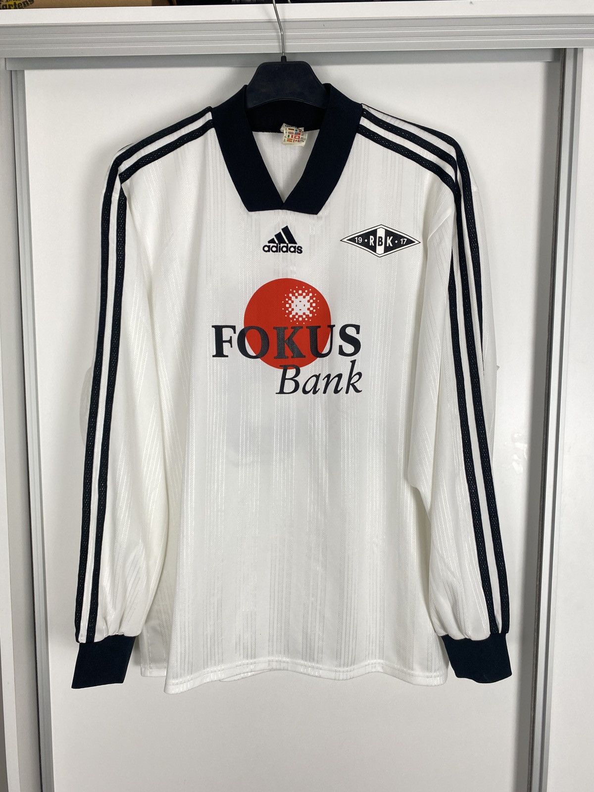 Adidas Rosenborg BK Home Longsleeve 1999 2000 Trondheim XL fokus Size US XL / EU 56 / 4 - 1 Thumbnail