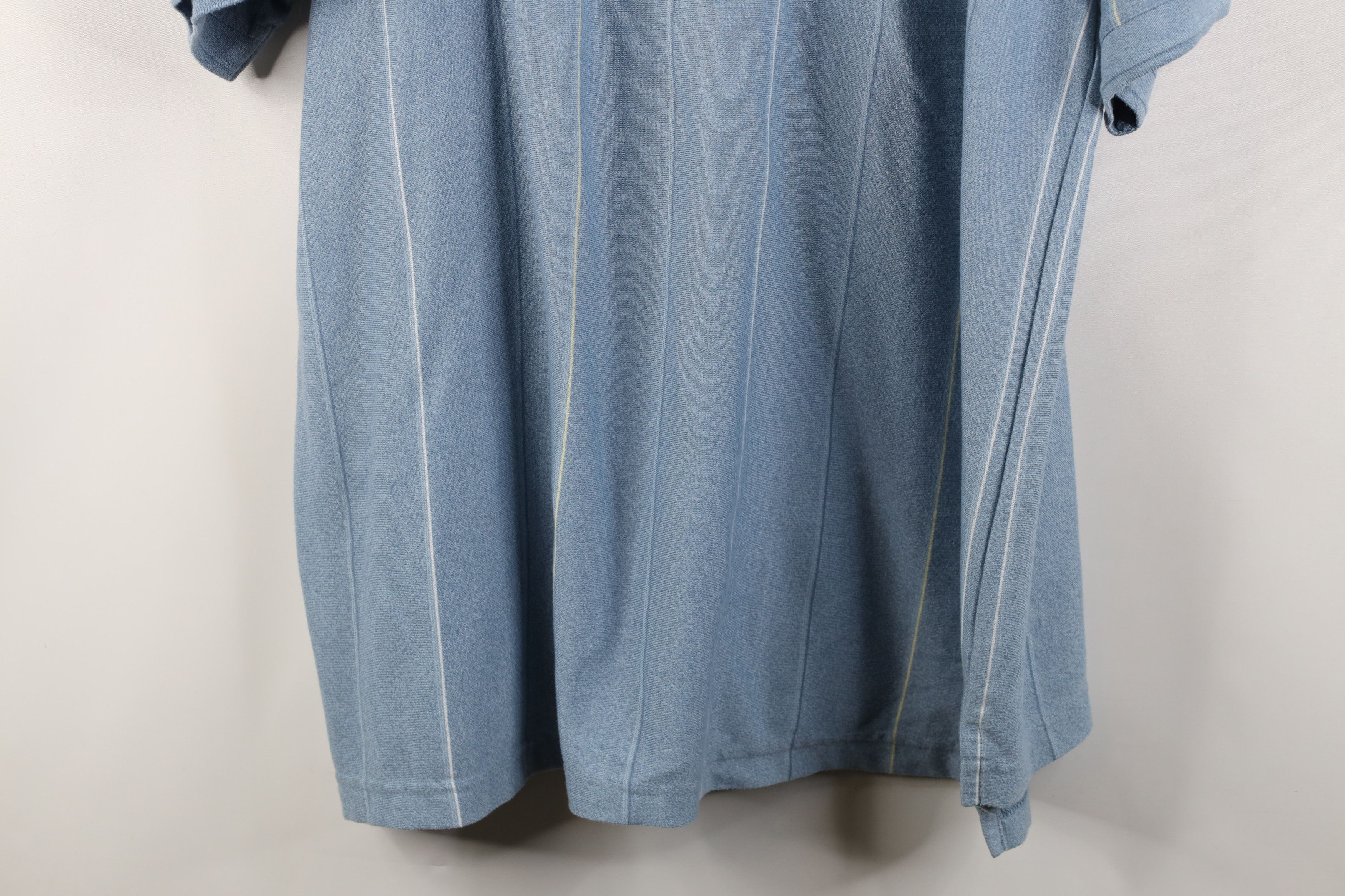 Vintage Vintage 90s Streetwear Knit Collared Golf Polo Shirt Blue Size US XL / EU 56 / 4 - 12 Thumbnail