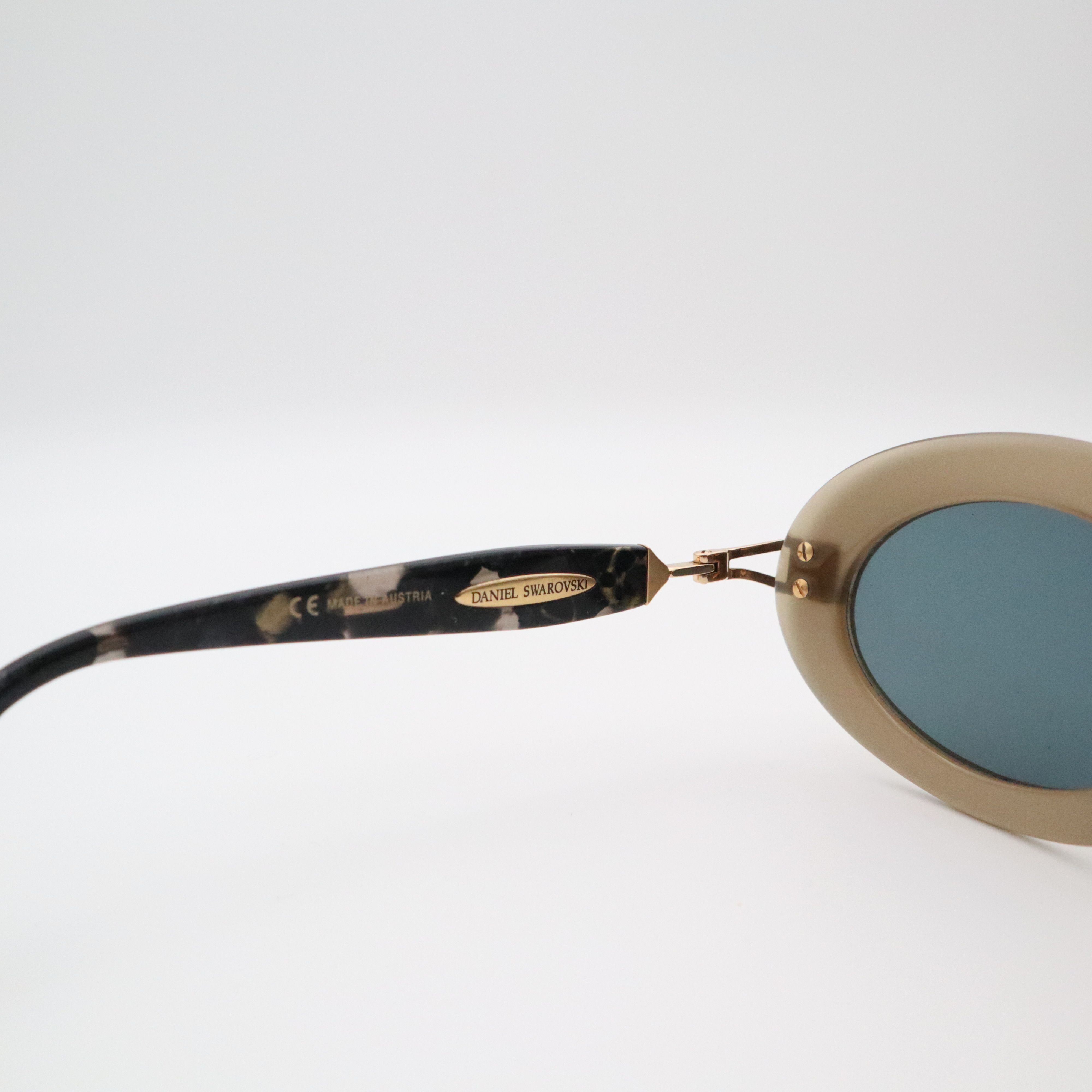 Vintage Vintage Swarovski Sunglasses with Black Swarovski Stones Size ONE SIZE - 2 Thumbnail