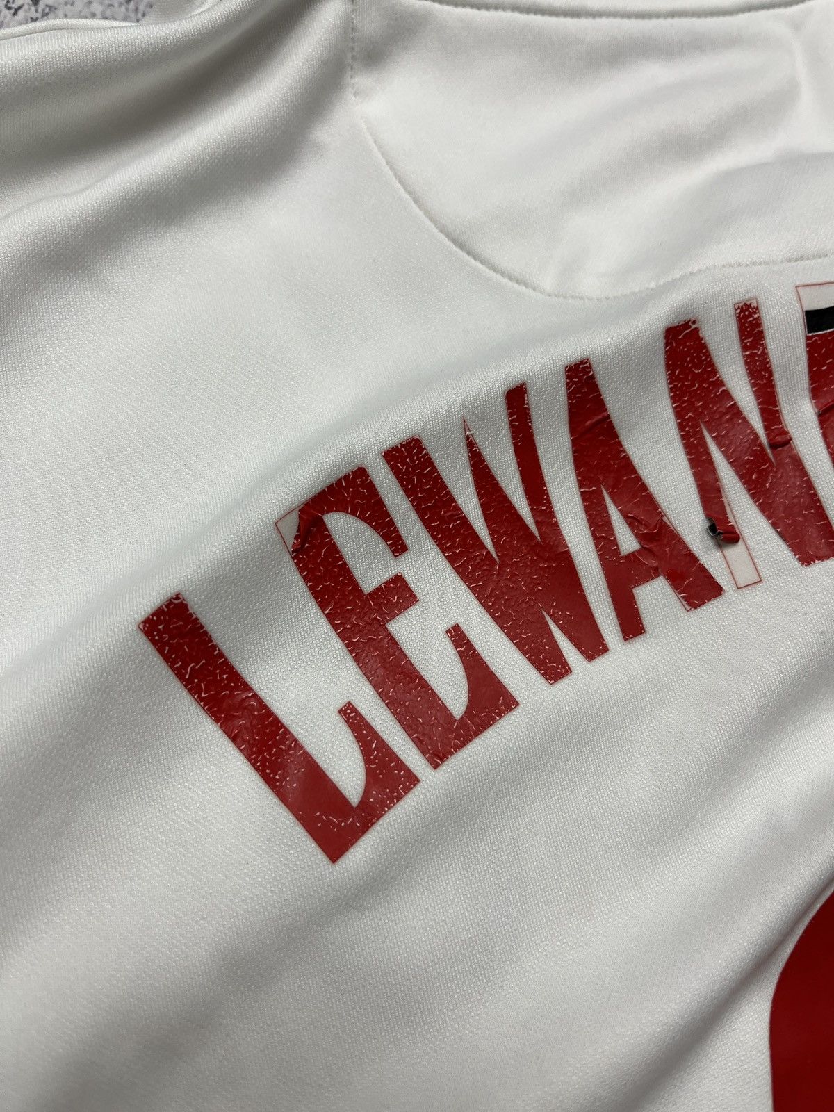 Nike Nike Poland Home Soccer Jersey Lewandowski #9 Euro 2020 Rare Size US L / EU 52-54 / 3 - 22 Thumbnail