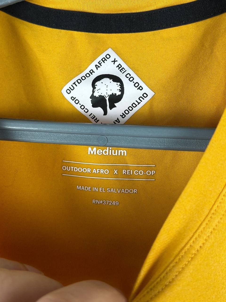 Rei REI x Outdoor Afro Trail Yellow T Shirt Size US M / EU 48-50 / 2 - 6 Thumbnail