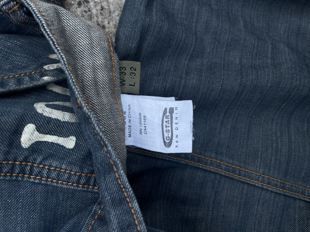 G Star Raw Originals 3301 Embroidered Straight Leg Jeans