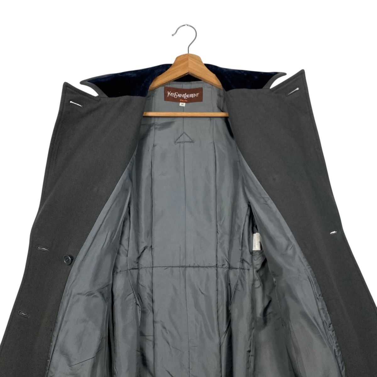 Yves Saint Laurent Yves Saint Laurent double breasted longcoat Size M / US 6-8 / IT 42-44 - 13 Thumbnail