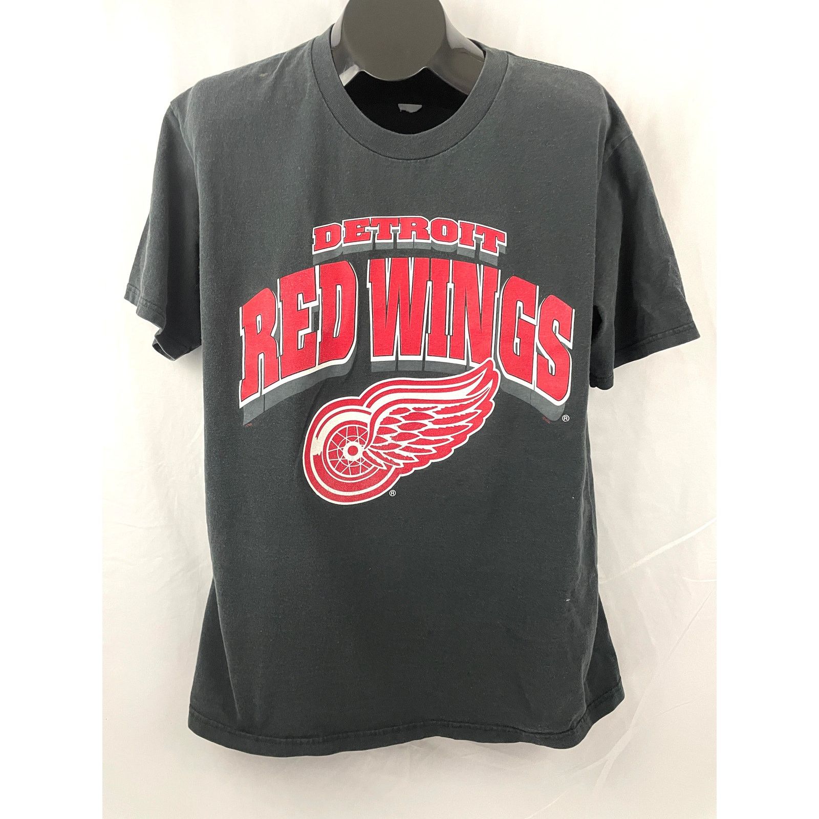 CSA VTG Detroit Red Wings NHL Shirt L 1990's Black Hockey Sports Size US L / EU 52-54 / 3 - 3 Thumbnail